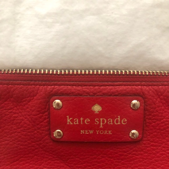 Kate Spade Red Clutch - Picture 2 of 3